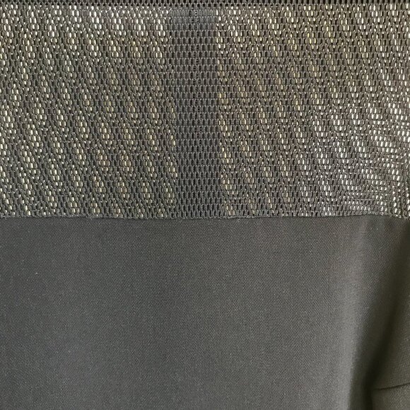 Jay Godfrey Black Mesh Detail Sheath Dress Size 4 - Picture 6 of 8